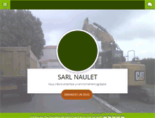 Tablet Screenshot of nauletsarl.com